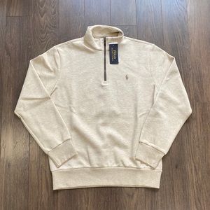 Polo Ralph Lauren 1/4 Zip Double Knit Sweater